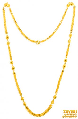 22Kt Gold Fancy Long Chain 