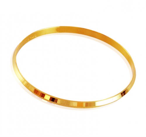 Kids Punjabi 22K Kada (1 pc) - AjBa59522 - 22K Gold Punjabi Kada for ...