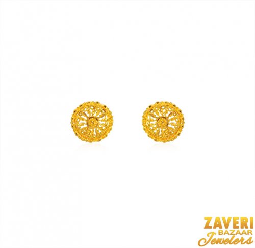 22 Kt Gold Ladies Earring 