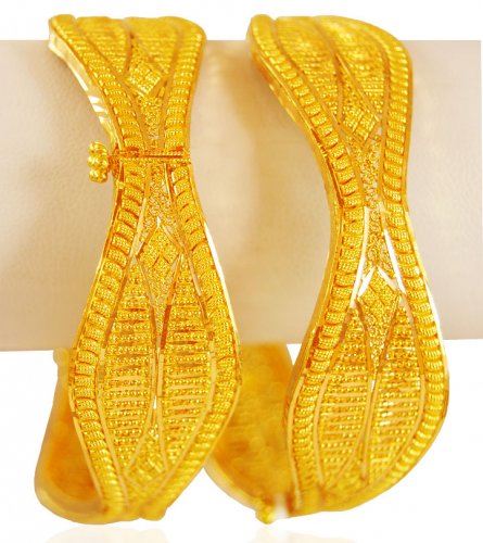 22K Gold Kadas (Pair)  