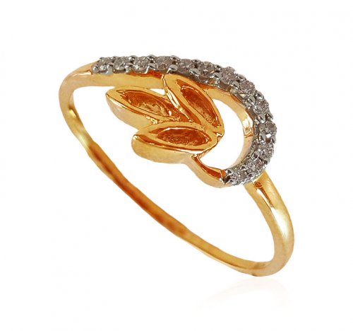 18Karat Yellow Gold Diamond Ring 