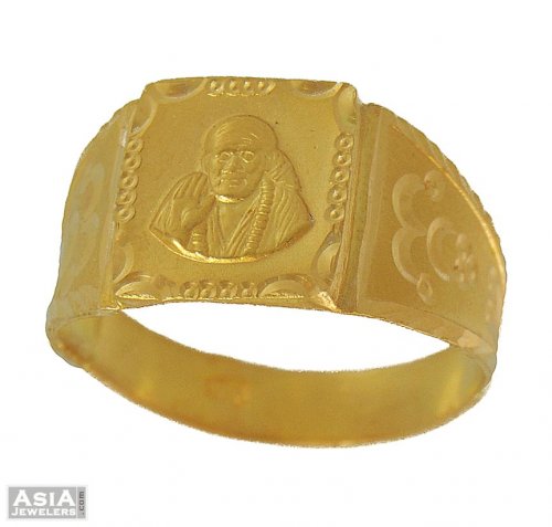 22kt Gold Saibaba Ring 