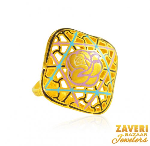 22Kt Gold  Ring for Ladies 