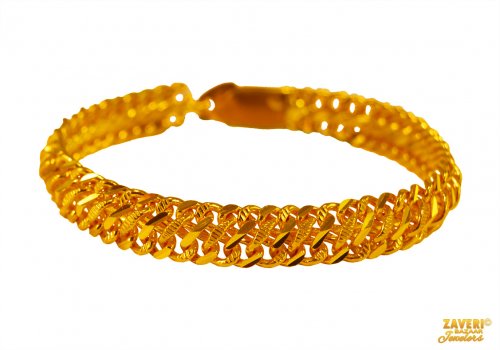 22 Karat Gold Link Bracelet 