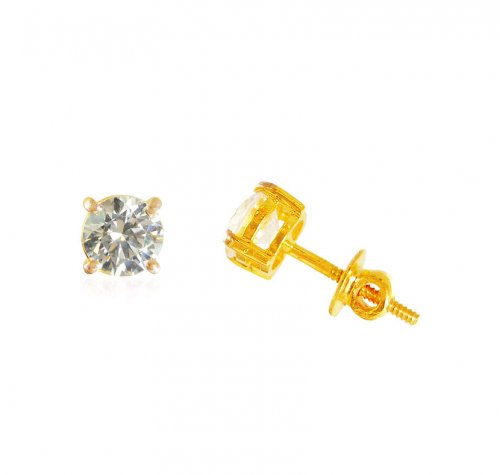 22KT Gold Tops with CZ 