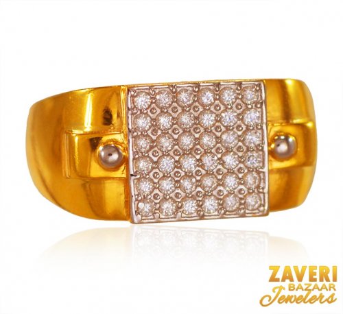 22K Gold Classic Ring For Mens 