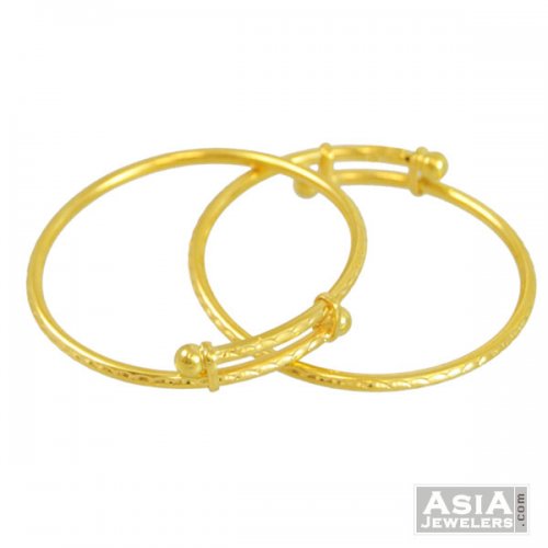 Gold bangle design hot sale for kids