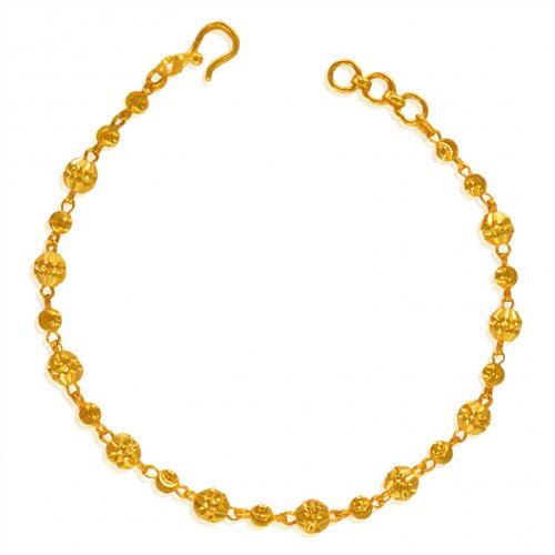 22Karat Gold Balls Bracelet  