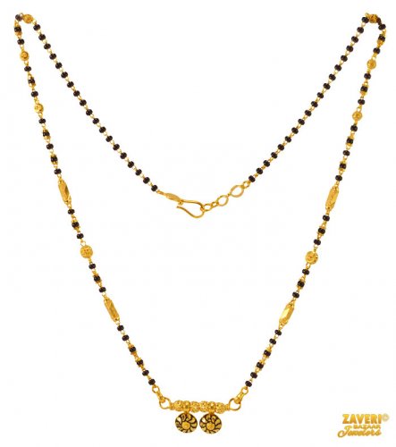 22 Kt Fancy Beads Mangalsutra  