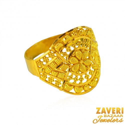22K Gold Indian ring  
