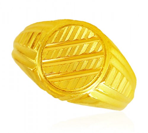 22K Gold Ring For Mens 