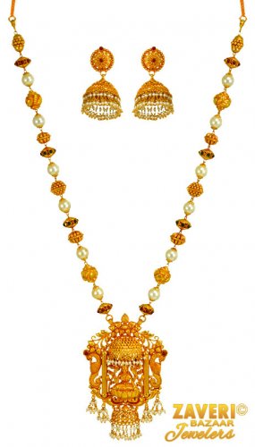 Exquisite 22k Antique Necklace Set 