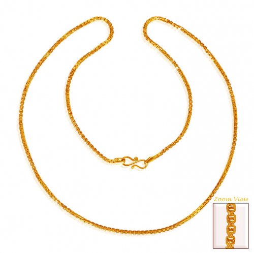 Box Chain 22 Karat Gold  