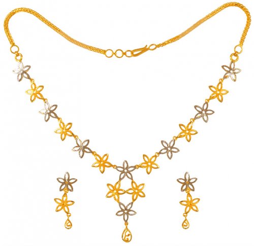 22Karat Gold Light Necklace Set 