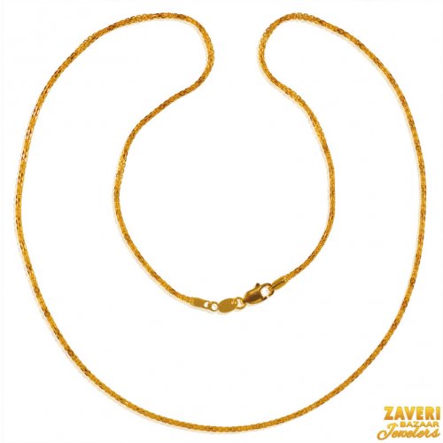  22 Karat Gold Box Chain 