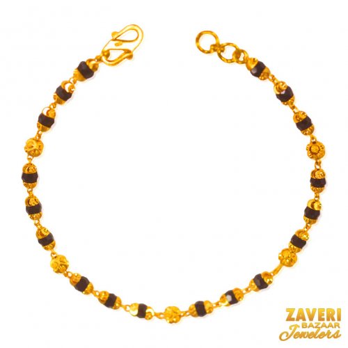 22 Karat Gold Fancy Beads Bracelet 