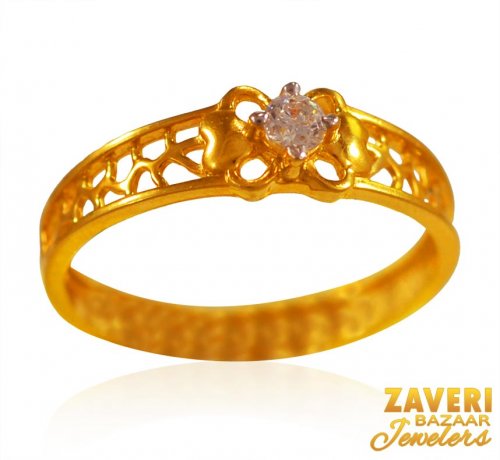 22kt Gold Ring for Ladies 