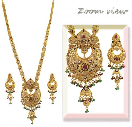 22K Gold Antique Designer Haar 