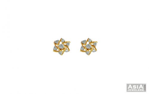 10 point diamond earrings