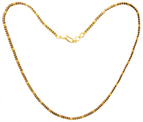 22KT Gold Beads Mangalsutra Chain 