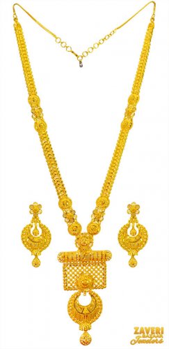 22K Gold Bridal Necklace Set 