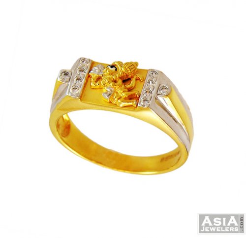 Buy 22kt Gold Antique Nagash Hanuman Ring 610VA12 Online from Vaibhav  Jewellers