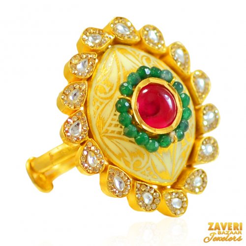 22Kt Gold Antique Ring 