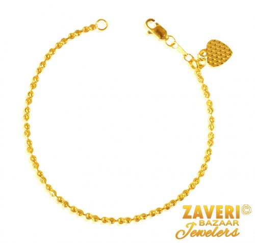 22K Fancy Gold Balls Bracelet  