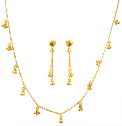 22kt Gold Light Necklace Set 