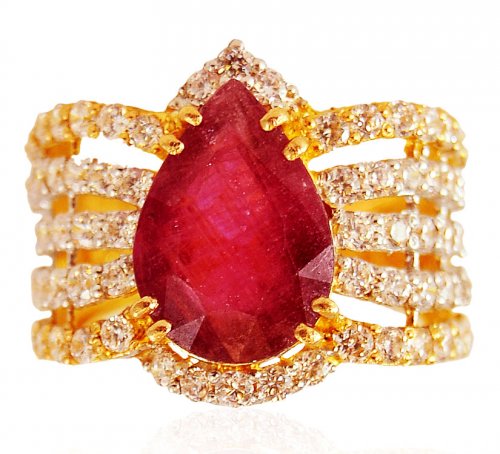 22 Karat Gold Designer Ring 