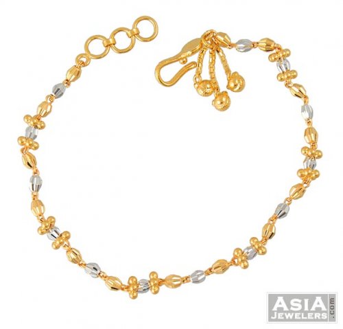 Ladies bracelet in 22k gold 
