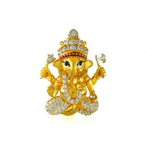 Gold Lord Ganesha 22 kt Pendant 