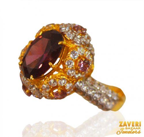22kt Gold Ruby Ring 