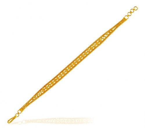 22k Gold Ladies Bracelet - AjBr63630 - 22k Gold ladies bracelet ...
