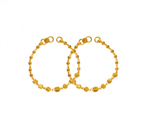 22 Karat Gold Beads Maniya (2PC) 