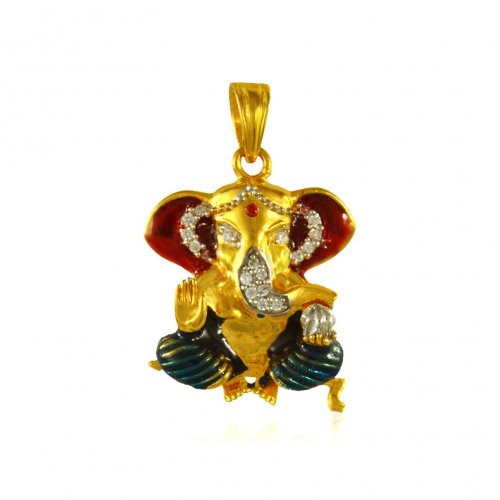 Ganesh Pendant (22K Gold) 