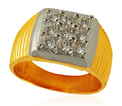 22K Gold Mens Ring 