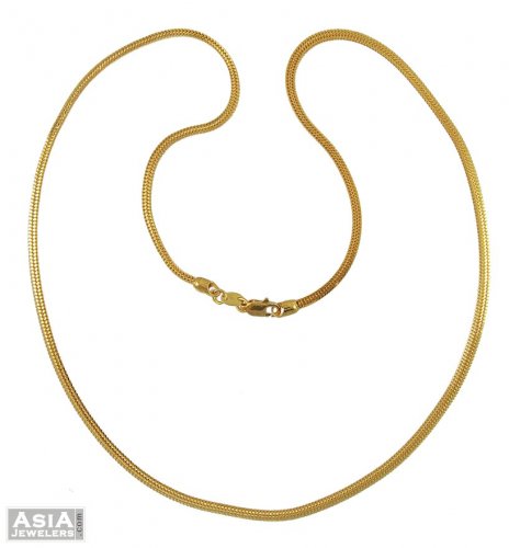 22K Gold Mens Chain(22 Inches) 