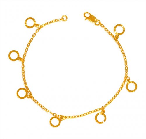 22KT Gold Charm Bracelet  