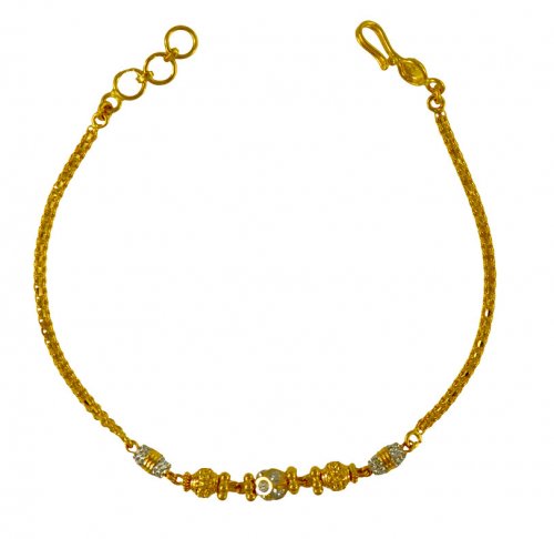 22 Kt Gold Bracelet For Ladies 