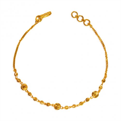 22K Gold Bracelet For Ladies 