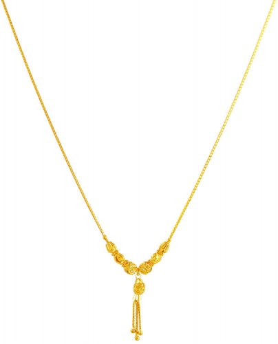 22Kt Gold Chain 18In 
