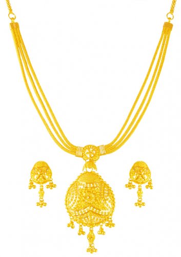 22Karat Gold Necklace Set 