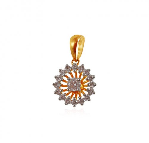 Gold Diamond Pendant 