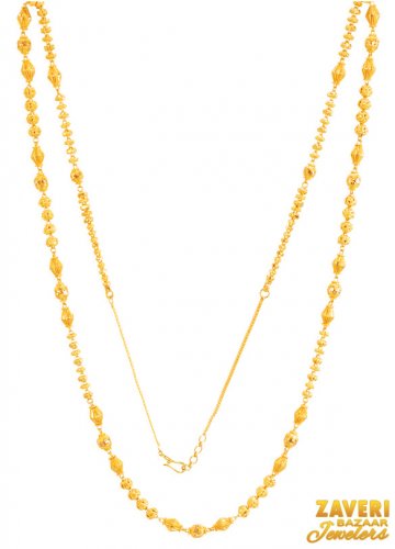 22Kt Gold Designer Long Chain 