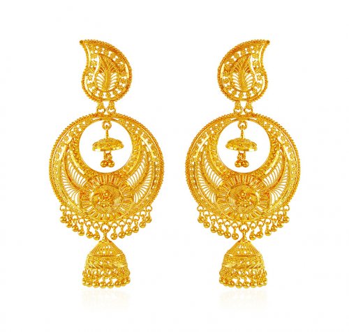 Chandbali Earrings - Buy Chandbali Earrings online at Kalyan Jewellers