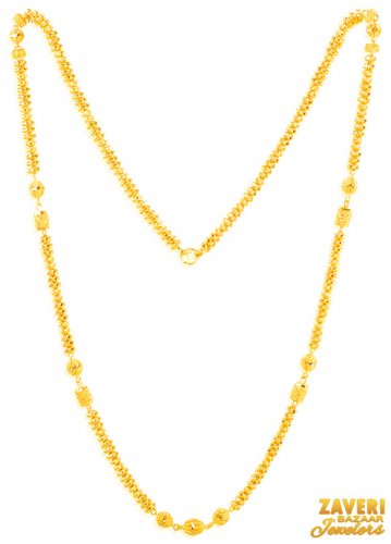 22Kt Gold Fancy Long Chain 