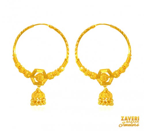 22 Kt Gold Bali (Earrings) 