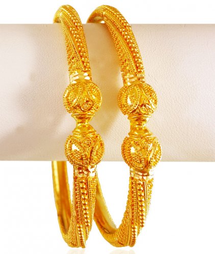 22 Karat Gold Kada (2pcs) 