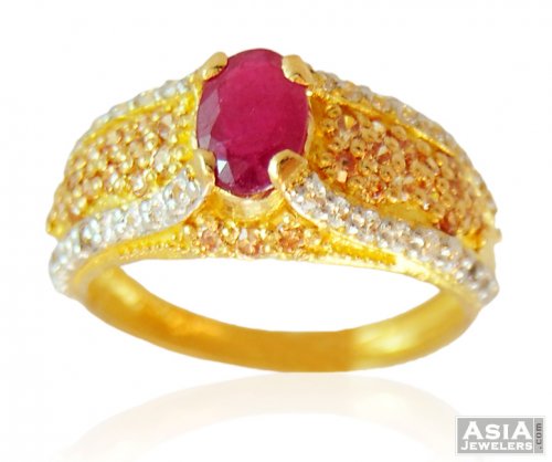 22K Stunning Ruby Ring  